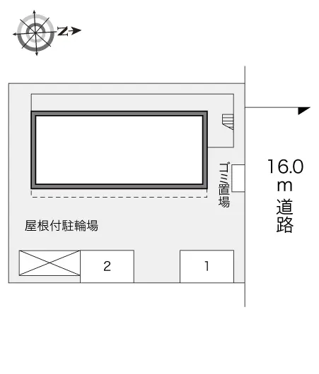 ★手数料０円★東大和市向原　月極駐車場（LP）